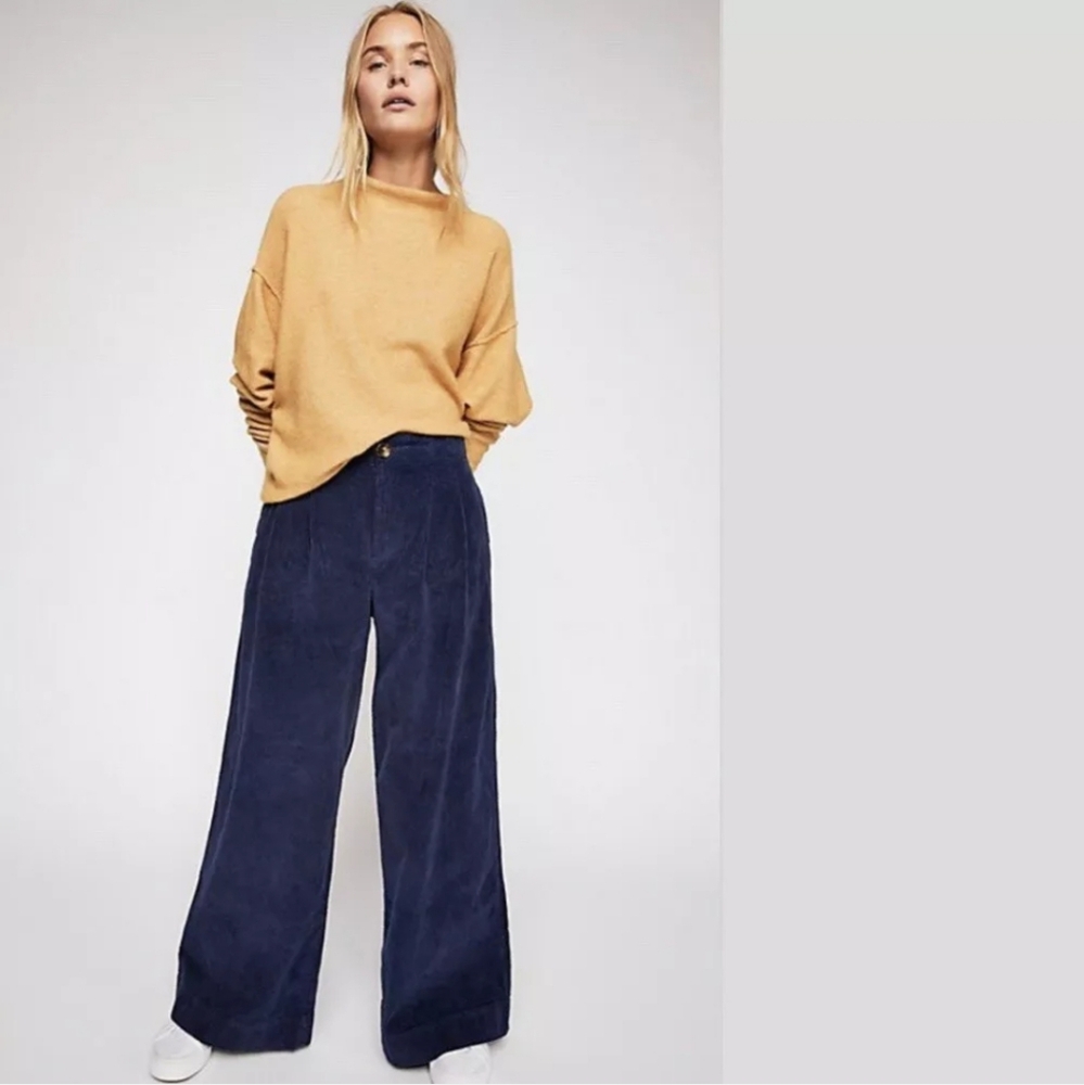Free People Wide Leg Trouser
